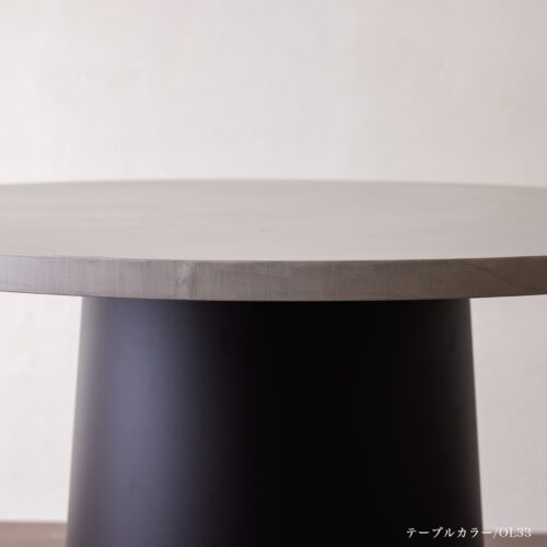 ［受注製作］OLTREMATERIA ラウンドテーブル（IRON LEGS）φ1000〜φ1200mm　選べる30色・3脚